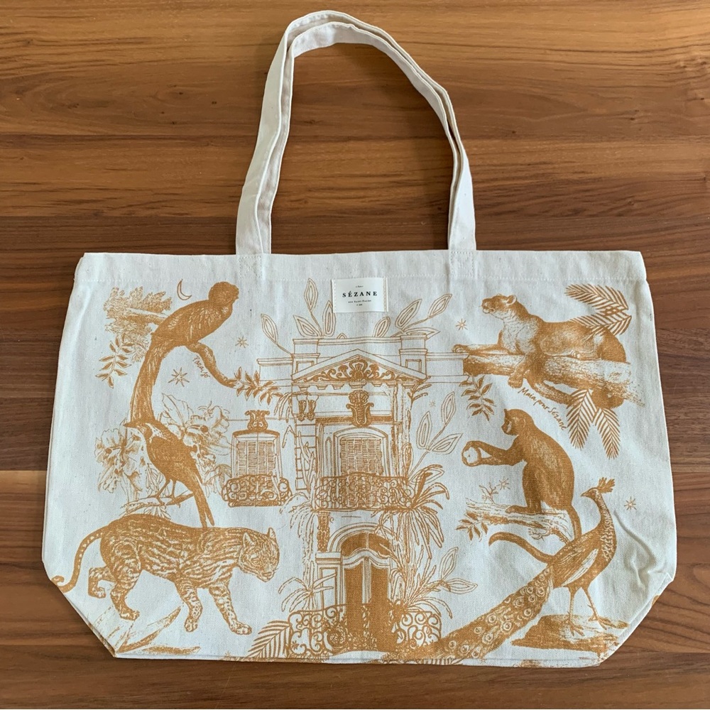 NWOT Sezane Tote Bag